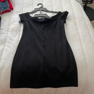 forever 21 black short dress, size L, wore once
